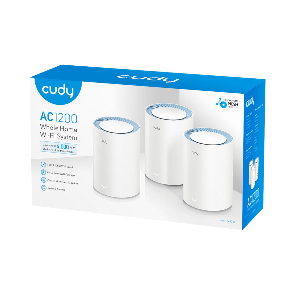 Cudy AC1200 Mesh Wi-Fi Système (3 pack)