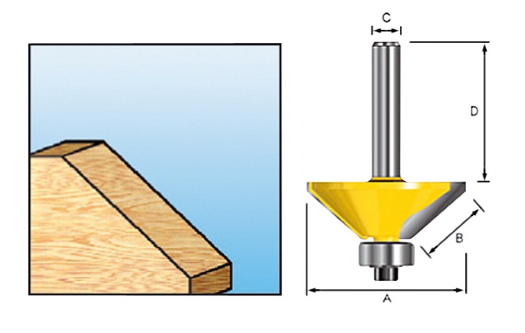 Accessoires Makita chanfrein + décalage hm r45 s6 - d-09488