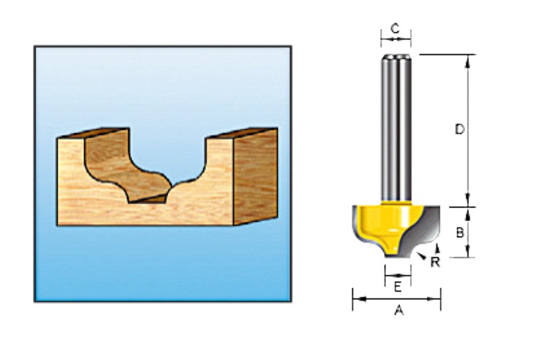 Makita accessoires coupe-profil hm 16mm s6 - d-09357