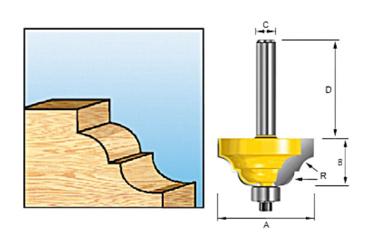 Accessoires Makita contraprof.fr+l. hm 38,1mm s=8 - d-11651
