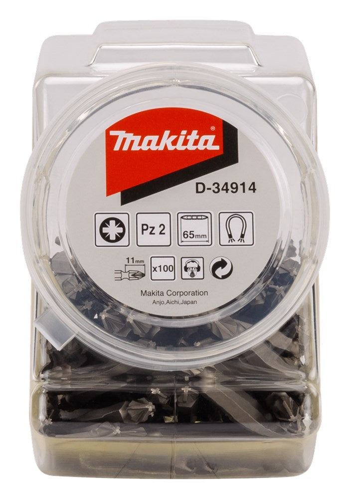 Accessoires Makita scr.b pz2-pz2 65mm 100pcs pot - d-34914