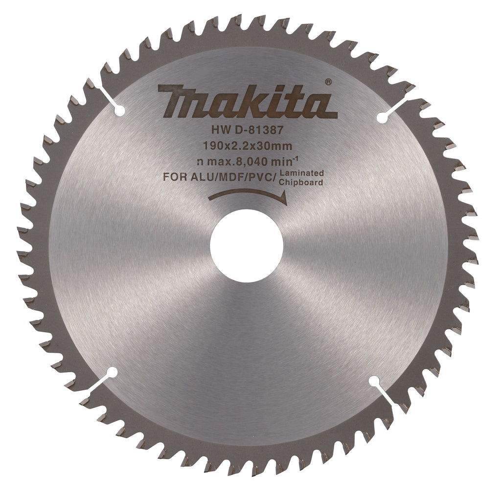 Accessoires Makita lame de scie | divers matériaux - d-81387