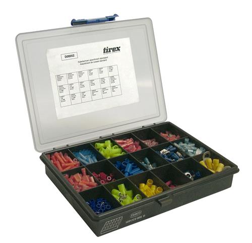 Assortiment de cosses de câble Tirex isolées 650 pièces