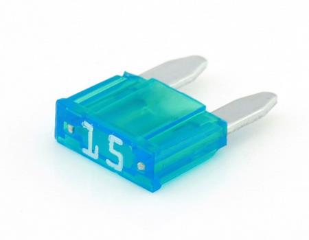 Fusible mini fiche Tirex 15a bleu (boîte de 25)