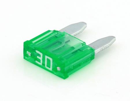 Fusible mini lame Tirex 30a vert (boîte de 25)