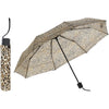 Parapluie pliant imprimé léopard