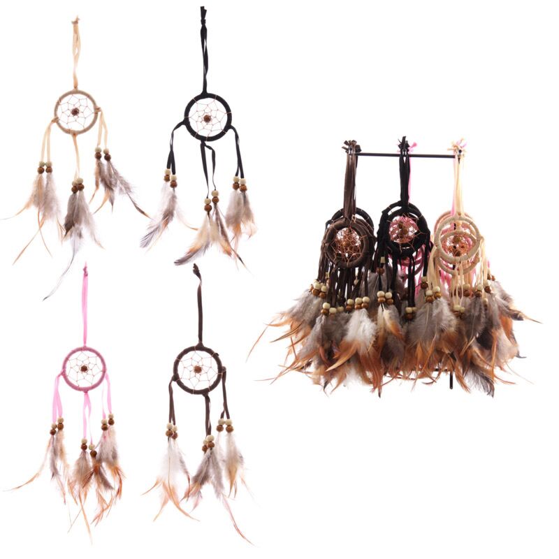 Mini Feathers Dream Catcher - 5 cm cerceau