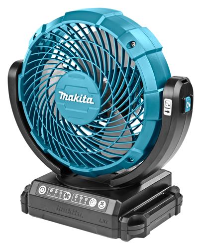 Ventilateur sur batterie Makita avec fonction pivotante 14.4 18v nu