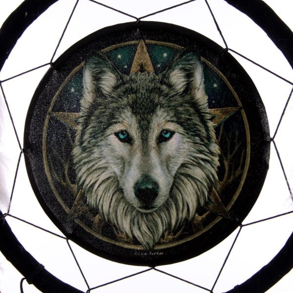 Lisa Parker Dreamcatcher - Wolf Head 33cm