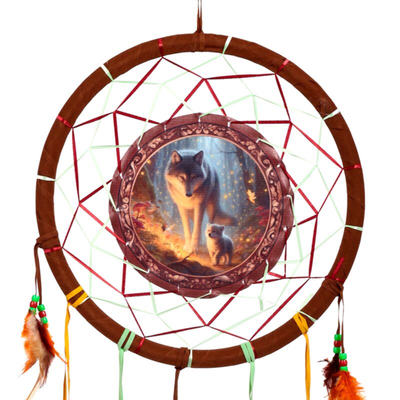 Feeën Dream Wolf Welp Dreamcatcher 33cm