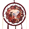 Autumn Wolf Dreamcatcher 16cm