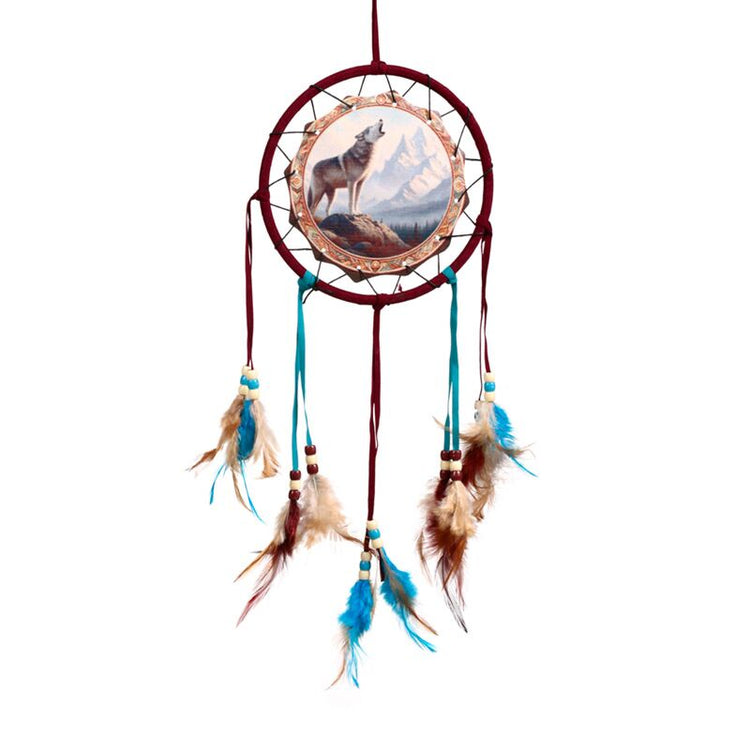 Berg Wolf Dreamcatcher 16cm