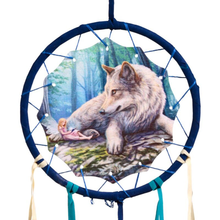 Lisa Parker Fairy Stories Wolf Fee Dreamcatcher 16cm