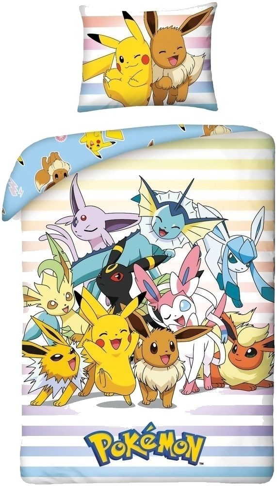 Pokémon couette Pokémon (pok322) : 140x200 65x65 cm