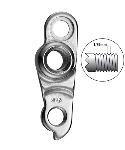 Patin de dérailleur union GH-087 avec jeu de vis M8x0,75