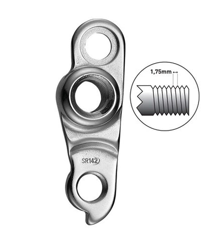 Patin de dérailleur union GH-087 avec jeu de vis M8x0,75