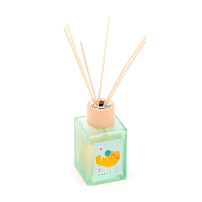 Beans Co Cats Coton frais 100 ml de parfum de parfum Huisparfum