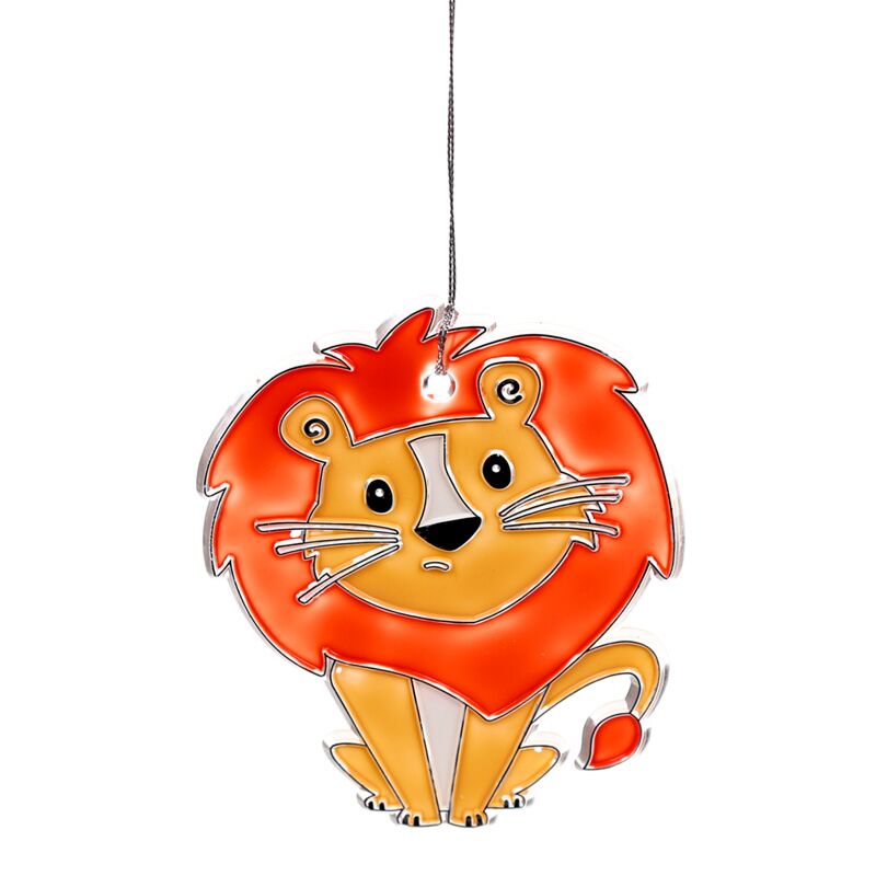 Fils -Diverse Leeuw peignez votre propre Suncatcher
