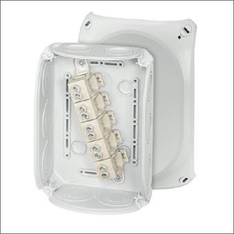 Boîte de câbles Hensel 180x130x77 ip66 2,5-10qmm 5p