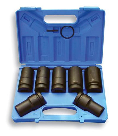 Jeu de douilles à chocs Action 1 profonde 7 pièces