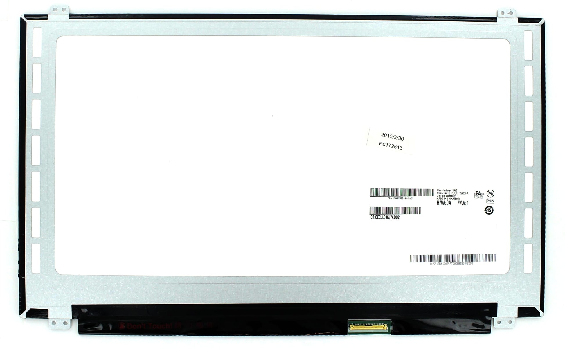 Écran LCD OEM 15,6 pouces 1920x1080 GLOSS 40pin