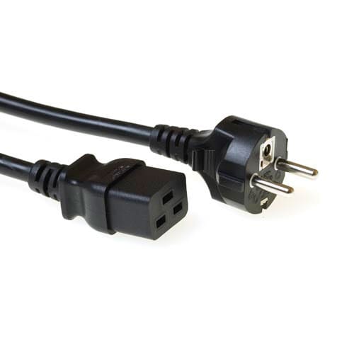 ACT 230V CONNECTION Câble Schuko mâle C19 3 M