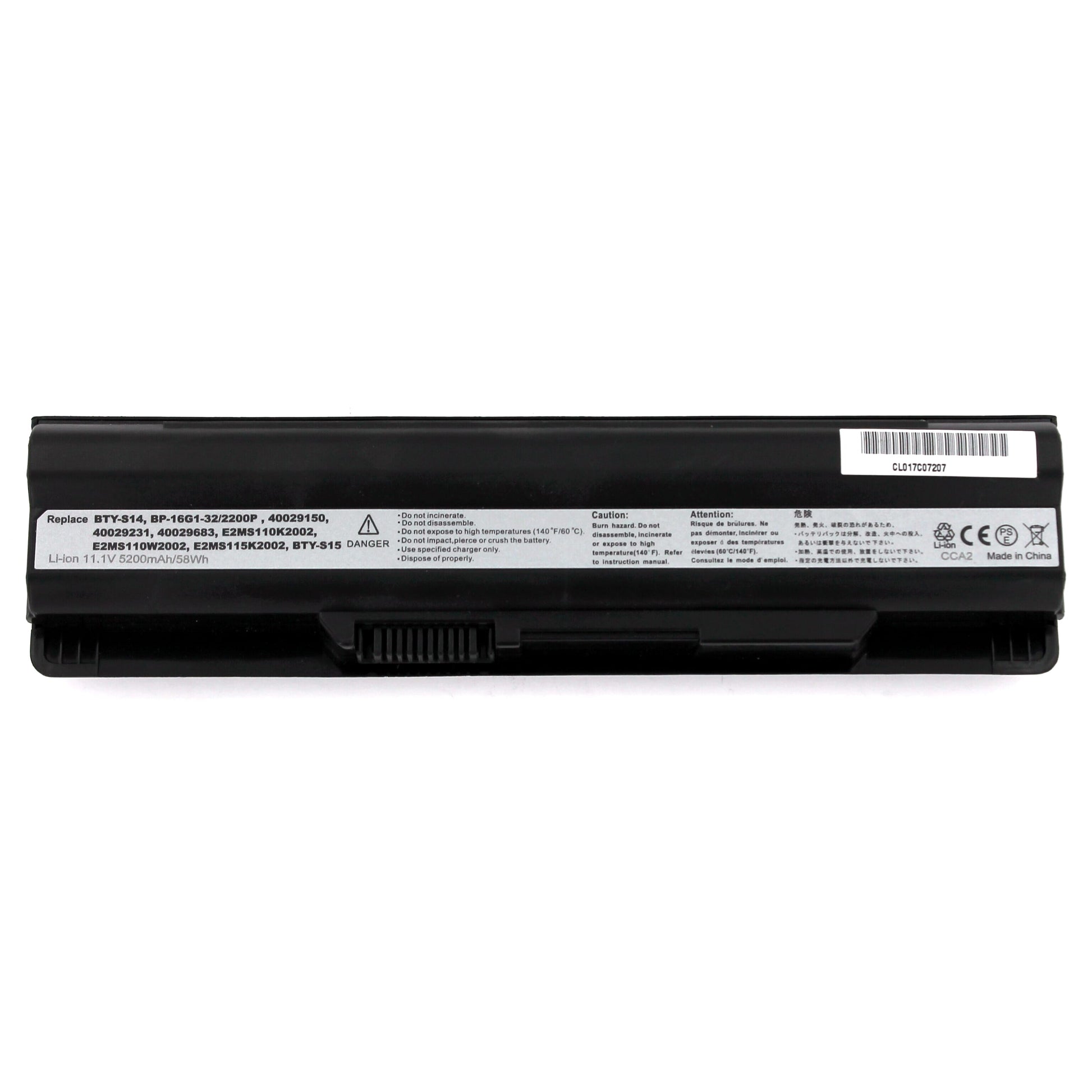 Batterie d'ordinateur portable Yanec 5200mAh