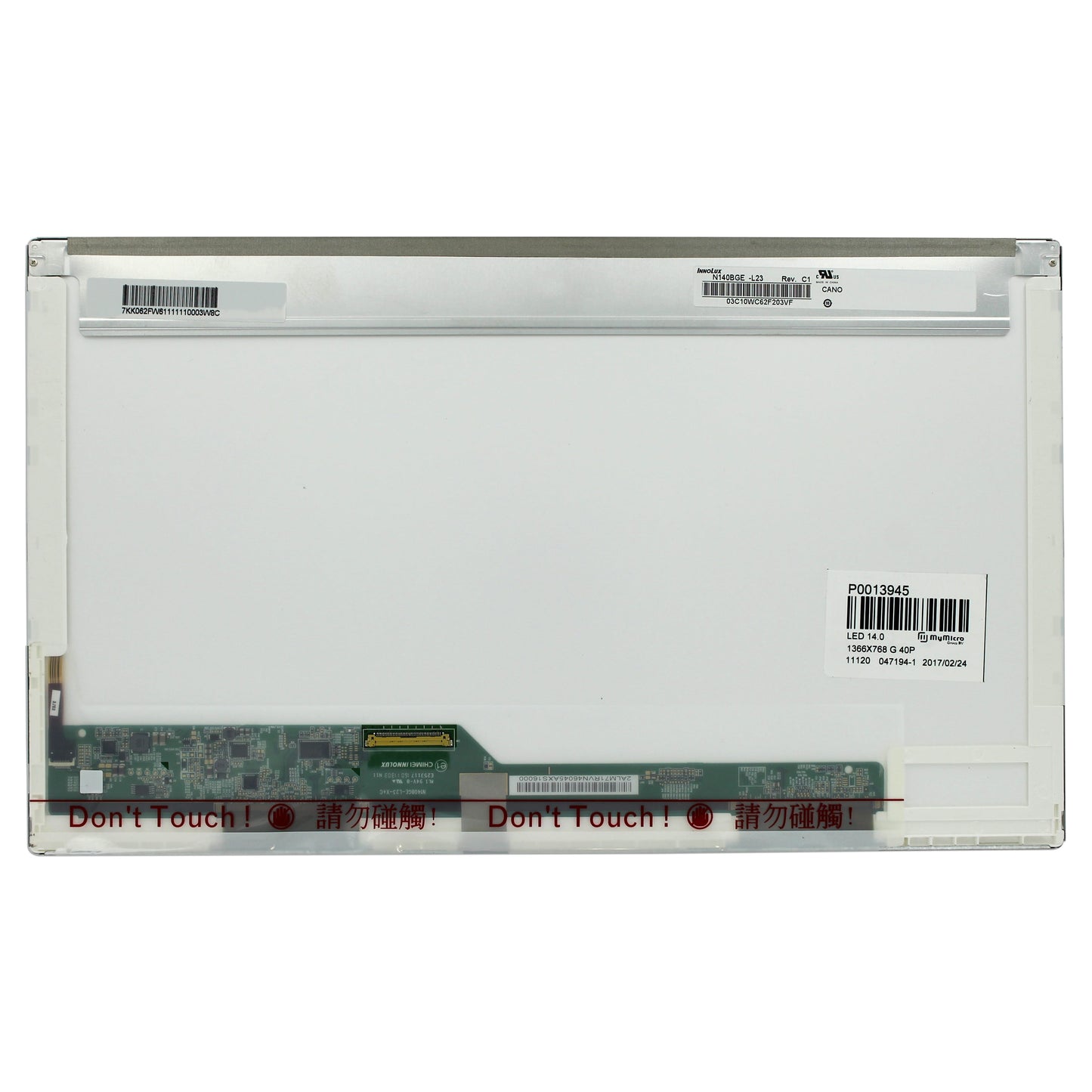 Écran LCD OEM 14,0 pouces 1366x768 GLOSS 40pin