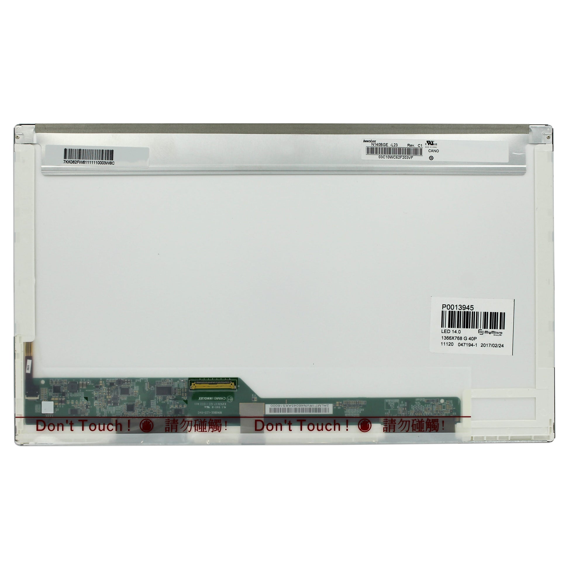 Écran LCD OEM 14,0 pouces 1366x768 GLOSS 40pin