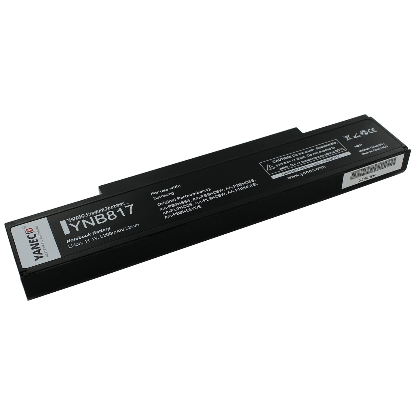 Batterie d'ordinateur portable Yanec 5200mAh