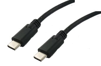 Marque privée USB3.1 Gen 2 Câble de type C 1 mètre noir
