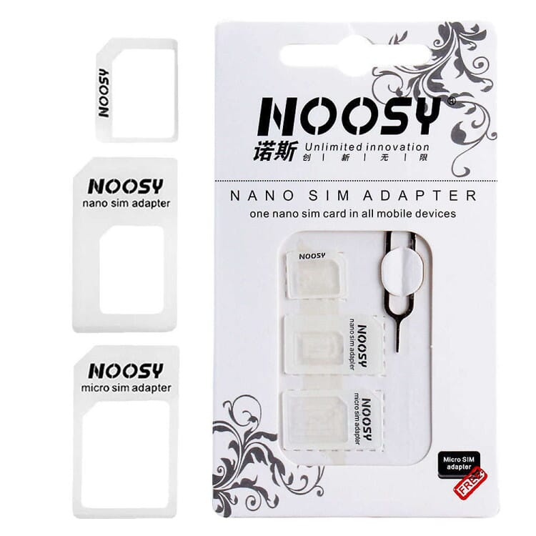 Pièces de remplacement Nano et Micro SIM Card Adaptateur