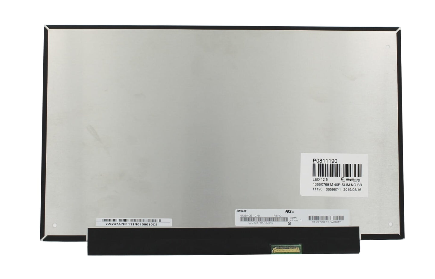 Écran LCD OEM 12,5 pouces 1920x1080 MAT 30pin EDP, IPS
