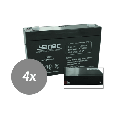 Remplacement de la batterie Yanec UPS Set RBC34 (Câbles excl.)