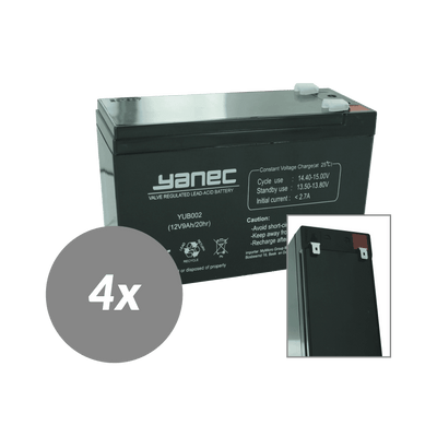 Remplacement de la batterie Yanec UPS Set RBC115 (Câbles excl.)