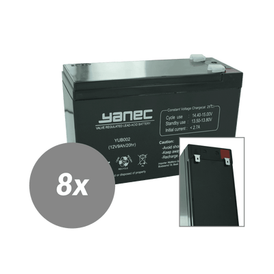 Remplacement de la batterie Yanec UPS Set RBC105 (Câbles excl.)