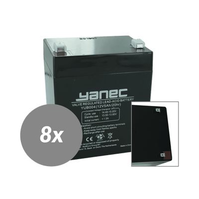 Set de remplacement de la batterie Yanec UPS RBC155 (câbles excl.)