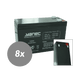 Remplacement de la batterie Yanec UPS Set RBC120 (Câbles excl.)
