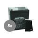 Remplacement de la batterie Yanec UPS Set RBC121 (Câbles excl.)