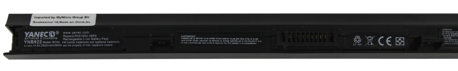 Batterie d'ordinateur portable Yanec 2600mAh