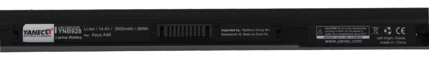 Batterie d'ordinateur portable Yanec 2600mAh