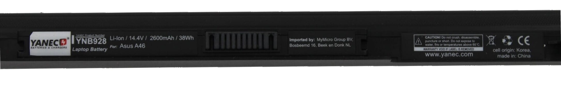 Batterie d'ordinateur portable Yanec 2600mAh