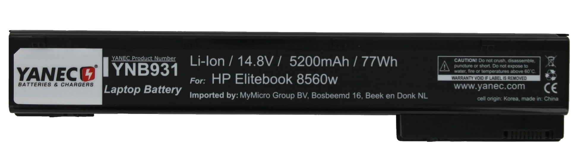 Batterie d'ordinateur portable Yanec 5200mAh