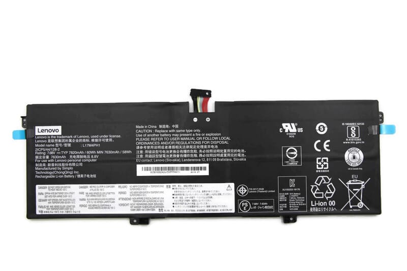Batterie d'ordinateur portable Lenovo 7820 MAH