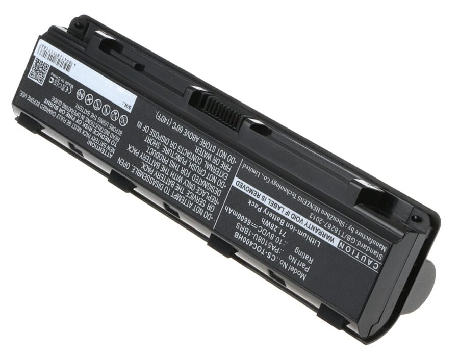 Batterie d'ordinateur portable de remplacement 6600mAh