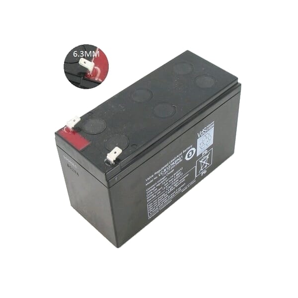 Batterie de plomb yanec 12V 7,5h (6,3 mm)