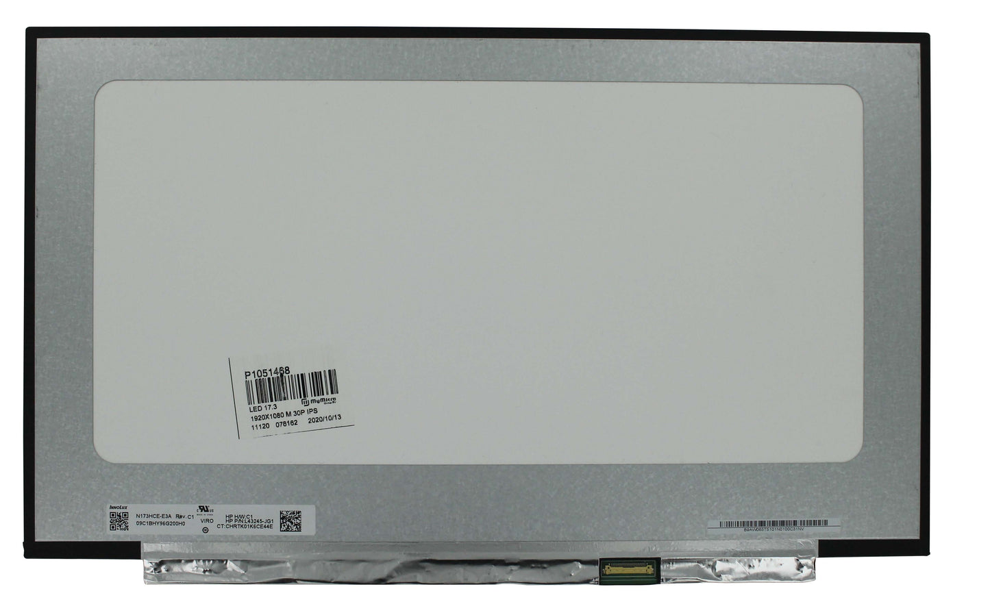Écran LCD OEM 17,3 pouces 1920x1080 GLOSS 30pin EDP, IPS