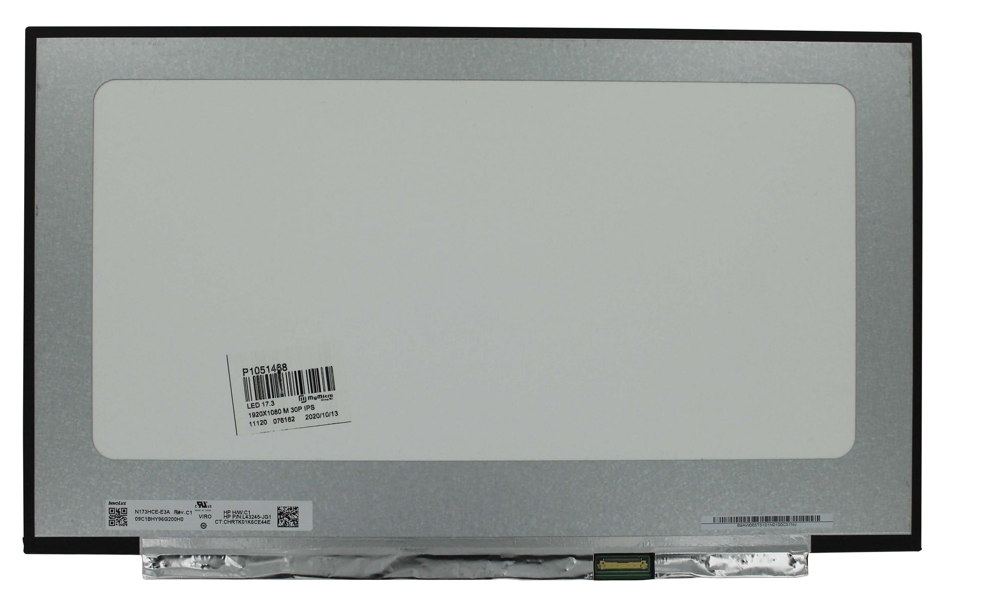 Écran LCD OEM 17,3 pouces 1920x1080 GLOSS 30pin EDP, IPS