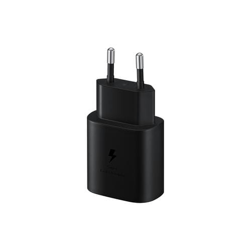 Chargeur Samsung avec câble 1m USB C 25W noir