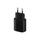 Chargeur Samsung avec câble 1m USB C 25W noir